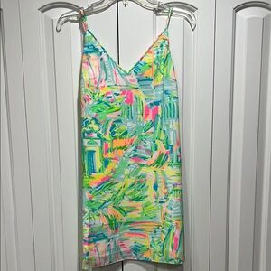 Lilly Pulitzer Women’s Silk Abstract Print Dress- Size XS NEW